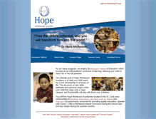 Tablet Screenshot of hopeacademy.com